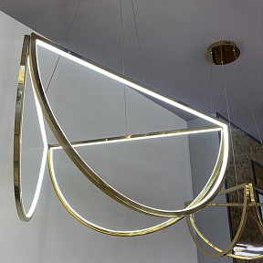 Подвесная люстра Imperiumloft SOLANA LIGHT золото арт. solana-light01