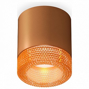 Накладной светильник Ambrella Light XS коричневый арт. XS7404031