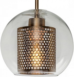 Светильник на штанге Loft it Hexagon бронза арт. LOFT2566-A