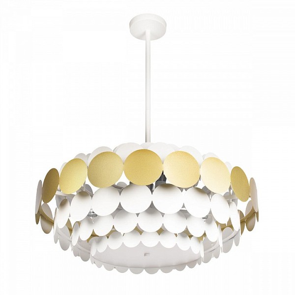 Люстра на штанге Loft it Juicy белый арт. 10310/S Gold