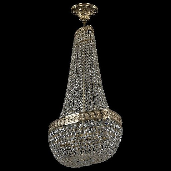 Светильник на штанге Bohemia Ivele Crystal 1928 золото арт. 19283/H2/70IV G