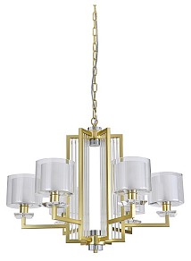 Подвесная люстра Newport ALEXANDRA золото арт. 4406+1/C mat.gold