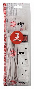 Сетевой фильтр Эра U-3s-3m-2x1 белый арт. Б0044050