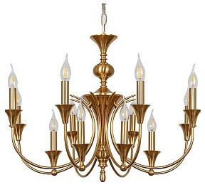 Подвесная люстра Arte Lamp Collinetta медь арт. A4094LM-12PB