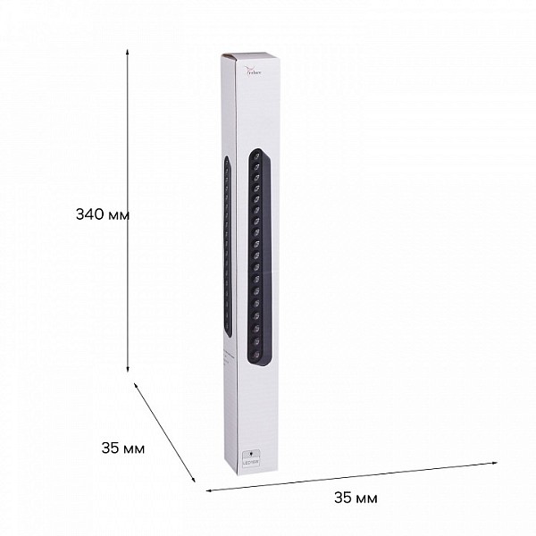 Накладной светильник Reluce  черный арт. 13002-9.3-001UR magnetic LED16W BK