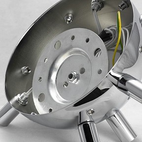 Потолочная люстра Lussole Briosco хром арт. LSA-5907-09