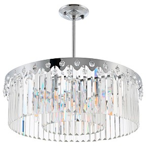 Люстра на штанге Arte Milano Sorrento-8909 хром арт. 378909/8/300/580 CR