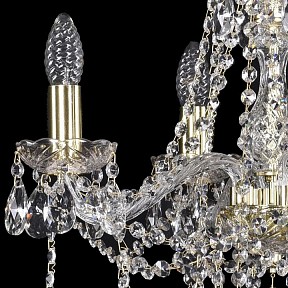 Подвесная люстра Bohemia Ivele Crystal 1413 золото арт. 1413/4/165/G