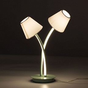 Настольная лампа декоративная MW-Light Аэлита 10 зеленый арт. 480033302