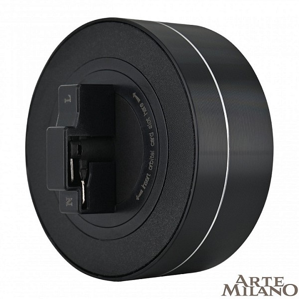 Накладной светильник Arte Milano Am-track-sockets черный арт. 380011TLS/LWS Black