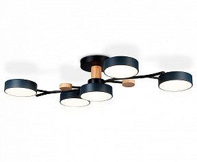 Люстра на штанге Ambrella Light FL дерево арт. FL4835