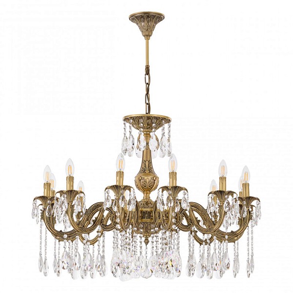 Подвесная люстра Bohemia Ivele Crystal AL7901 золото арт. AL79101/12/300 A FP