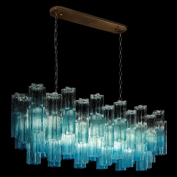 Подвесная люстра Loft it Murano бронза арт. 10580/1000R Clear blue