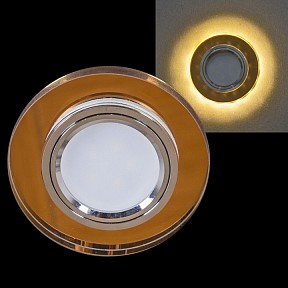 Встраиваемый светильник Reluce  хром арт. 16309-9.0-001LF MR16+LED3W TEA