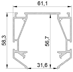 Профиль Lightstar Teta белый арт. 505420