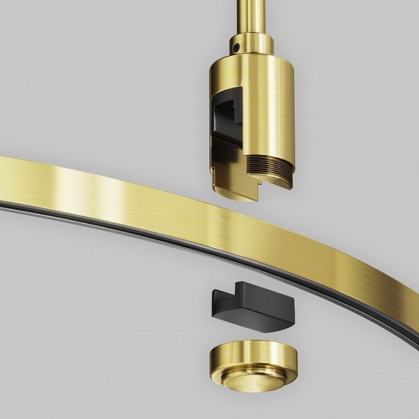 Трек Maytoni Busbar trunkings Flarity желтый арт. TRX154-R-D650-BS