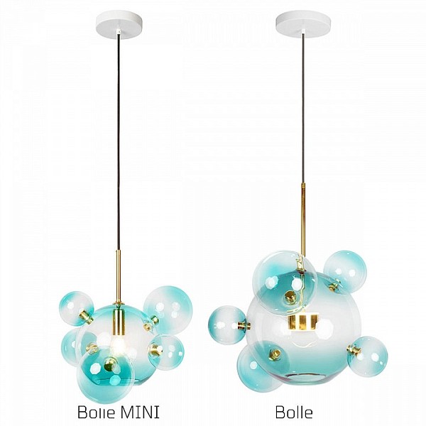 Подвесной светильник Loft it Bolle желтый арт. 2027-P6 Blue mini