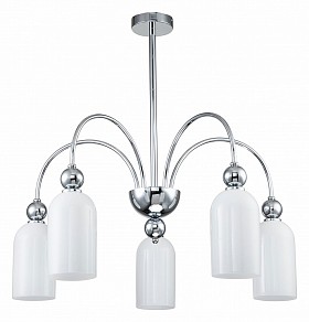 Люстра на штанге Escada Ode серый арт. 686/5PL Chrome
