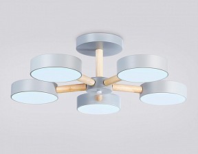 Люстра на штанге Ambrella Light FL дерево арт. FL4826