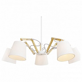 Подвесная люстра Arte Lamp Pinocchio белый арт. A5700LM-5WH