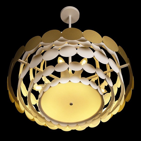 Люстра на штанге Loft it Juicy белый арт. 10310/S Gold