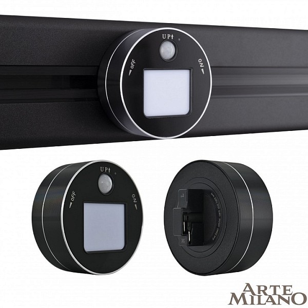 Накладной светильник Arte Milano Am-track-sockets черный арт. 380011TLS/LWS Black