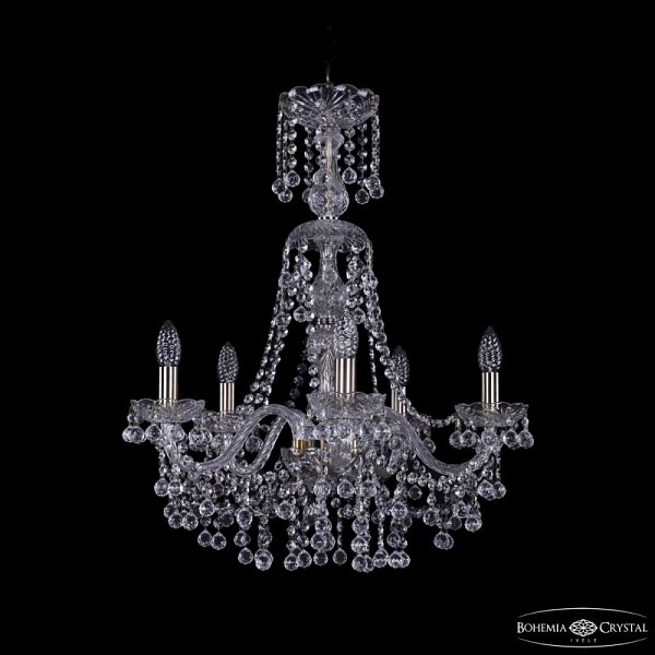Подвесная люстра Bohemia Ivele Crystal 1409 золото арт. 1409/5/195/XL-68 Pa