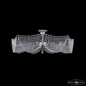 Подвесная люстра Bohemia Ivele Crystal 7718 никель арт. 77181/95 Ni