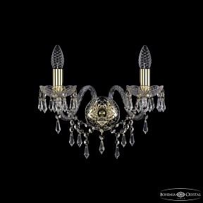 Бра Bohemia Ivele Crystal 1403 золото арт. 1403B/2/160 G