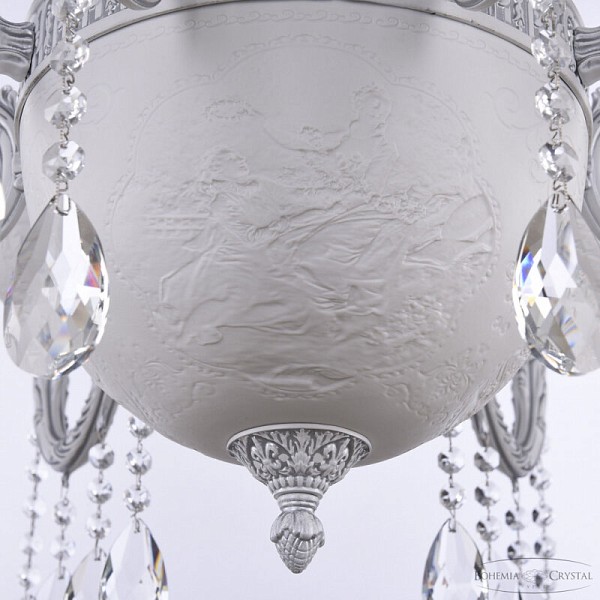 Подвесная люстра Bohemia Ivele Crystal AL7901 белый арт. AL79101P/8/250 A WMN P1 U Pair
