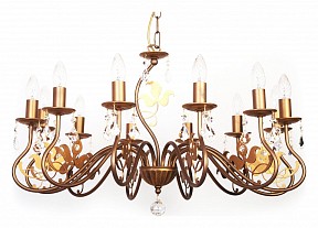 Подвесная люстра Doge Luce 520 бронза арт. 520L12GD