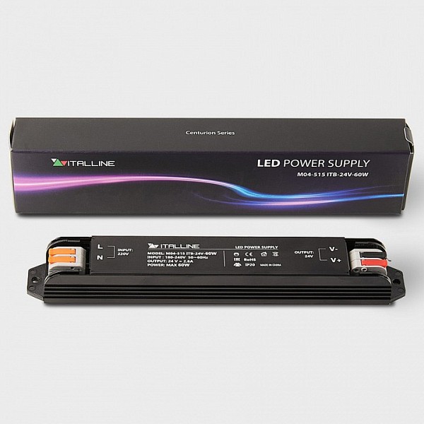 Блок питания Italline M04 черный арт. M04-515 ITB-24V-60W