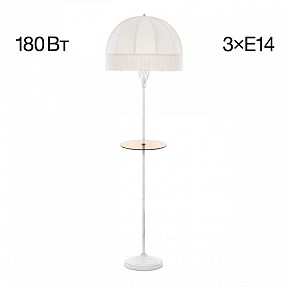 Торшер с полкой Citilux Базель белый арт. CL407921T