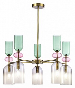 Люстра на штанге ST-Luce Gea желтый арт. SL2000.202.05