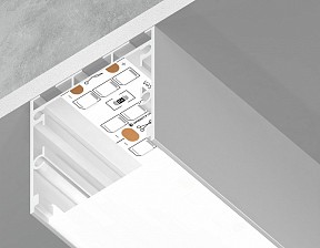 Профиль Ambrella Light Profile System GP белый арт. GP2550WH
