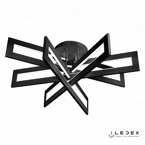 Потолочная люстра iLedex Stalker черный арт. 9082-R800-X 128W BK