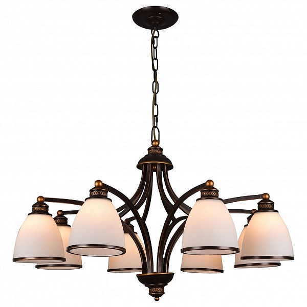 Подвесная люстра Arte Lamp Bonito черный арт. A9518LM-8BA