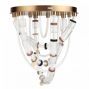Потолочная люстра Odeon Light COLLIER латунь арт. 5455/80CL