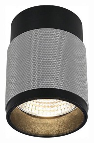 Накладной светильник iLedex Technical Delta черный арт. 1955-10W-3000K-36 BK+SL