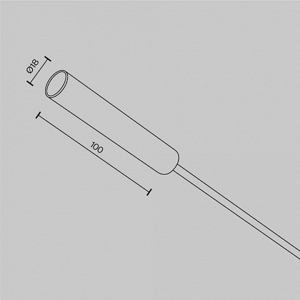 Заглушка для треков Maytoni Technical Accessories for system Axity латунь арт. CA003EC-BS