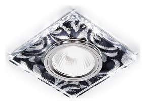 Встраиваемый светильник Ambrella Light Led S234 черный арт. S234 BK/CH/WH