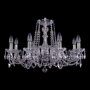 Подвесная люстра Bohemia Ivele Crystal 1402 металл арт. 1402/8/240/Ni