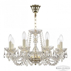 Подвесная люстра Bohemia Ivele Crystal 119 золото арт. 119/8/200 G