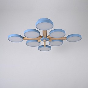 Люстра на штанге Imperiumloft TURNA Blue голубой арт. TURNA-B01