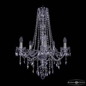 Подвесная люстра Bohemia Ivele Crystal 1415 никель арт. 1415/5/200/h-75 Ni