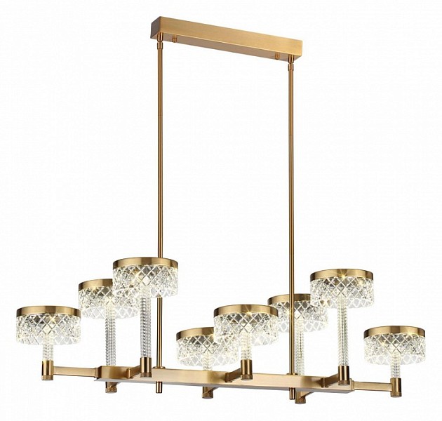 Люстра на штанге Odeon Light Fivre коричневый арт. 5032/48LA