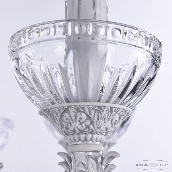 Торшер Bohemia Ivele Crystal AL7901 белый арт. AL79101T/8/175 A WMN P Clear/M-1G