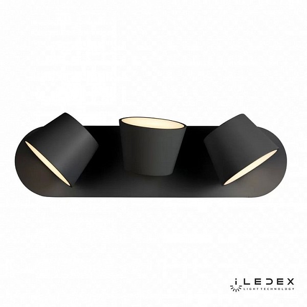 Бра iLedex Flexin черный арт. W1118-3AS BK