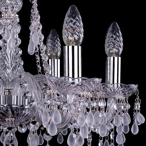 Подвесная люстра Bohemia Ivele Crystal 1410 металл арт. 1410/6/160/Ni/V0300
