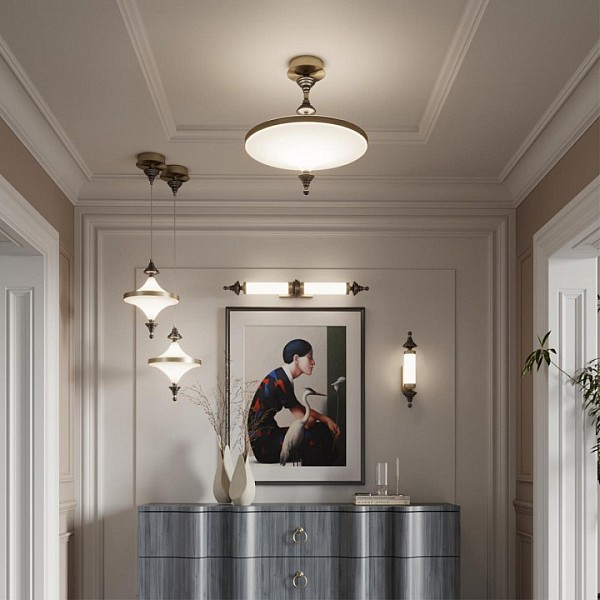 Накладной светильник Odeon Light Ula бронза арт. 5404/28WL